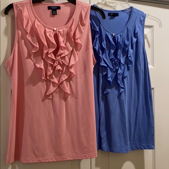 Chaps Tops - Chaps, Size Large, Tank Bundle